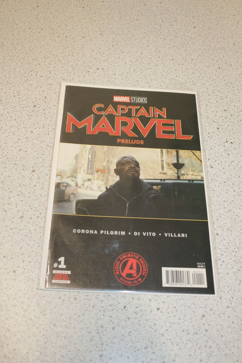 Lot 673: Marvel Studios Captain Marvel Prelude #1 Comic Book