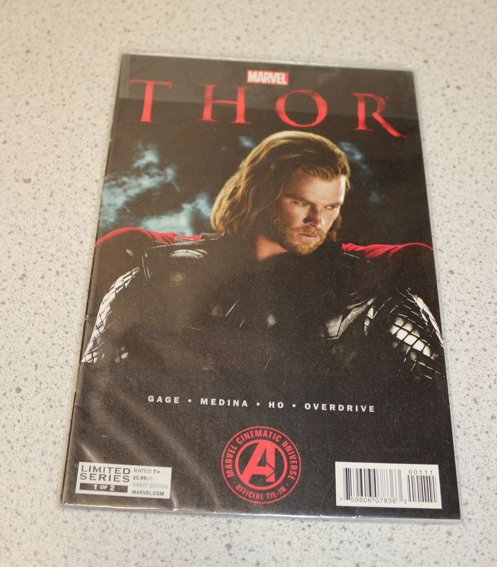 Lot 676: Marvel's Thor Adaptation #1 Limited Series Photo Cover Comic