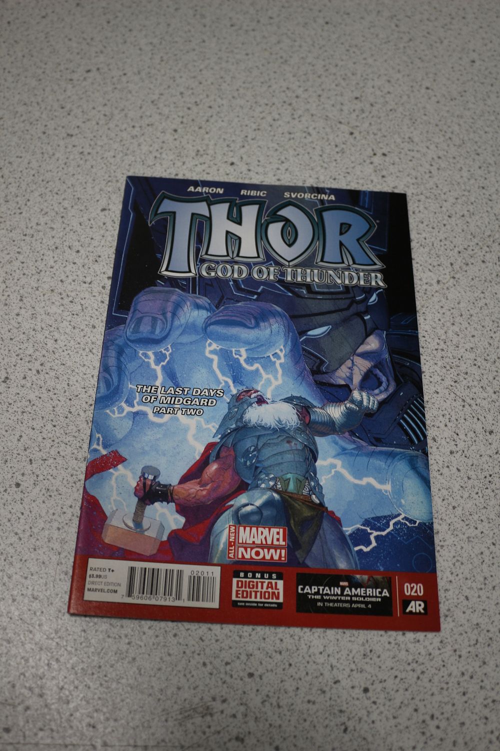 Lot 686: Marvel Comics THOR GOD OF THUNDER Issue #020