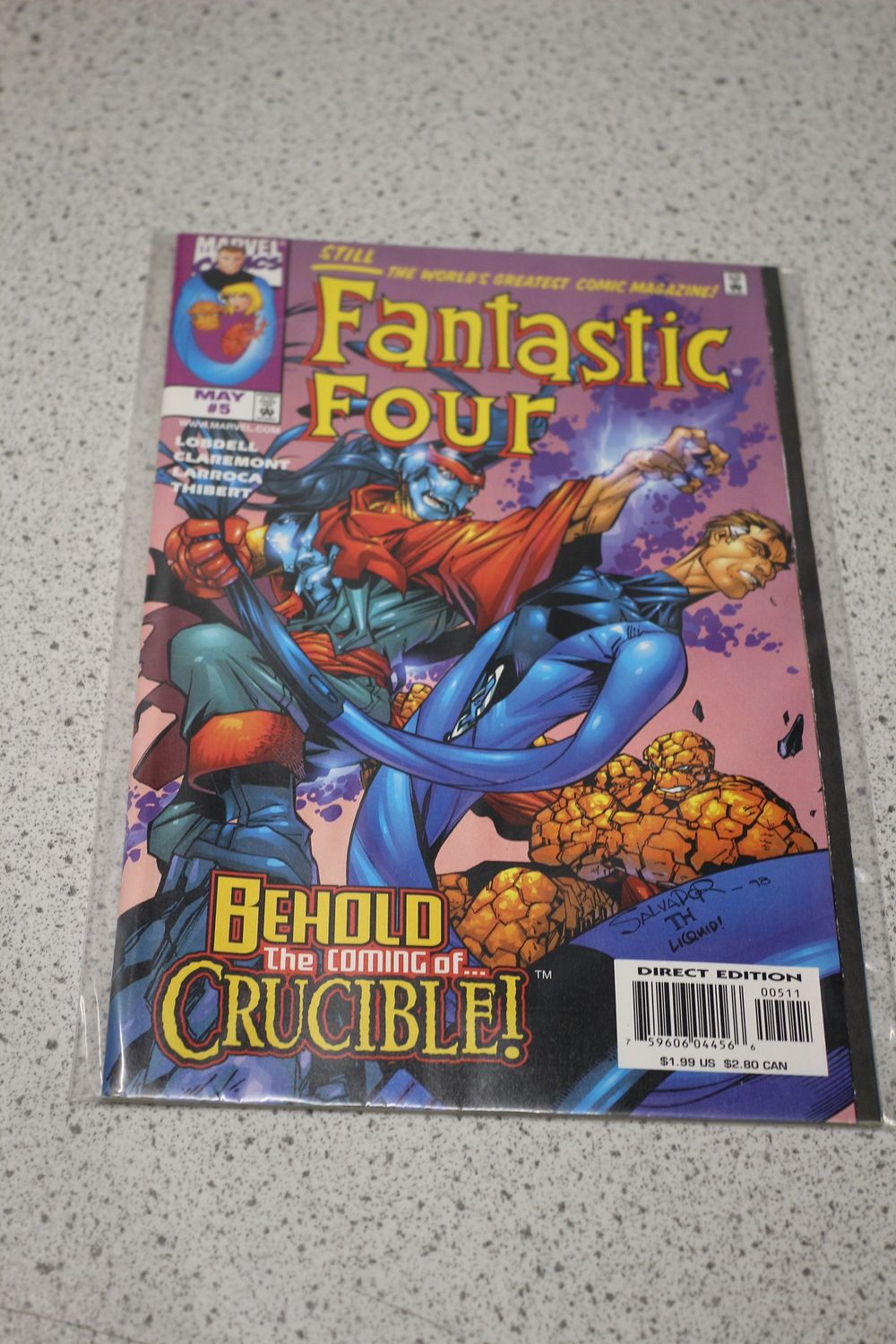 Lot 696: One Marvel Comics Fantastic Four Issue #5 Comic Book