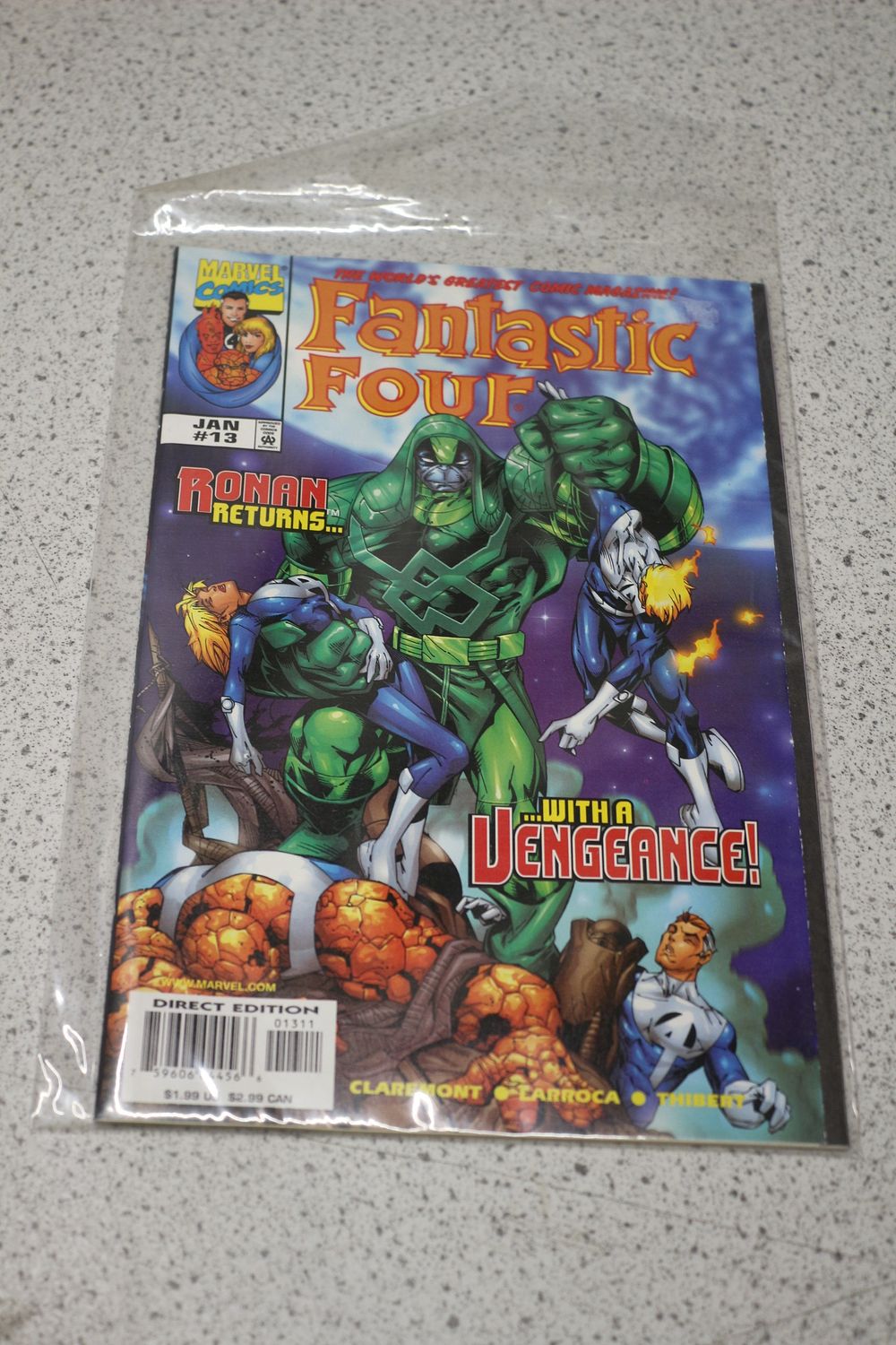 Lot 704: Marvel Comics Fantastic Four #13 Ronan Returns Comic Book