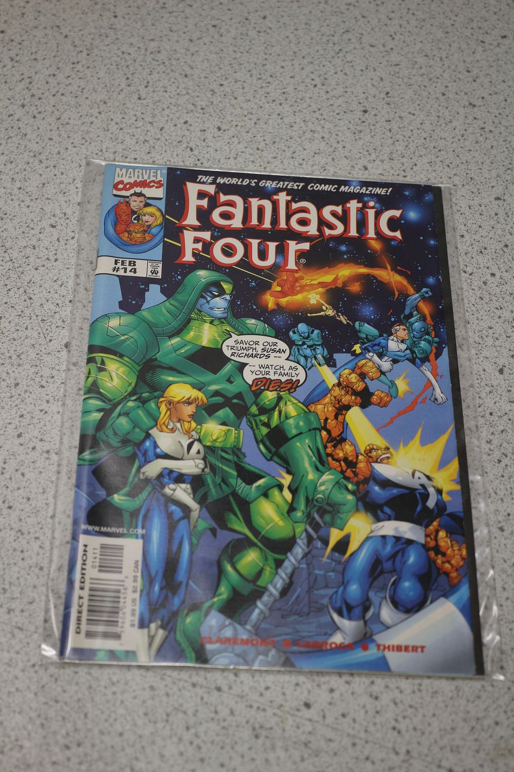 Lot 705: One Marvel Comics Fantastic Four Issue #14 Comic Book