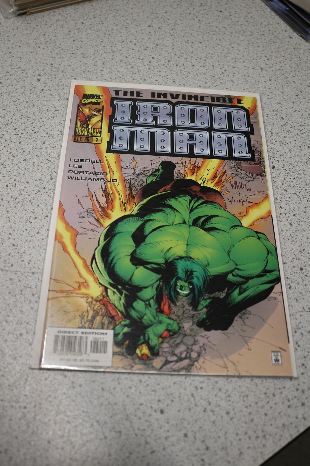 Lot 723: Marvel Comics The Invincible Iron Man #2 (1996) Comic Book