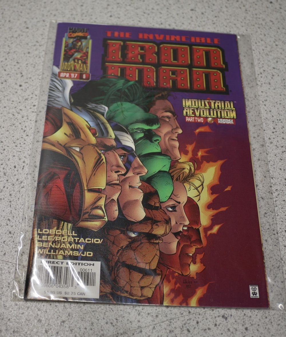 Lot 727: Marvel Comics The Invincible Iron Man #6 April 1997
