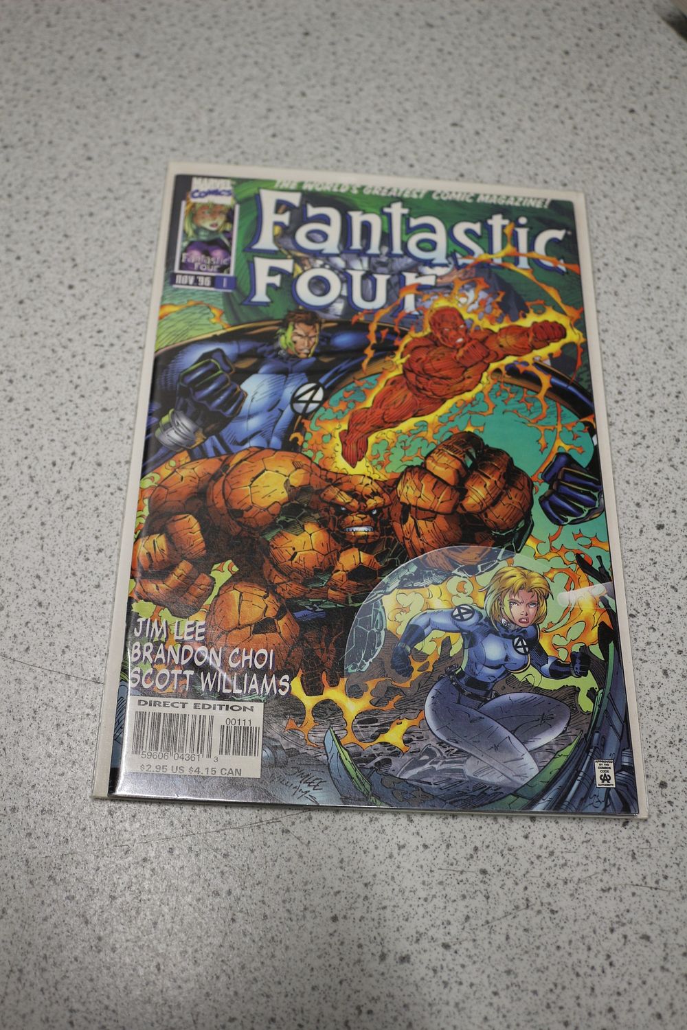 Lot 729: Marvel Comics Fantastic Four #1 by Jim Lee, November 1996