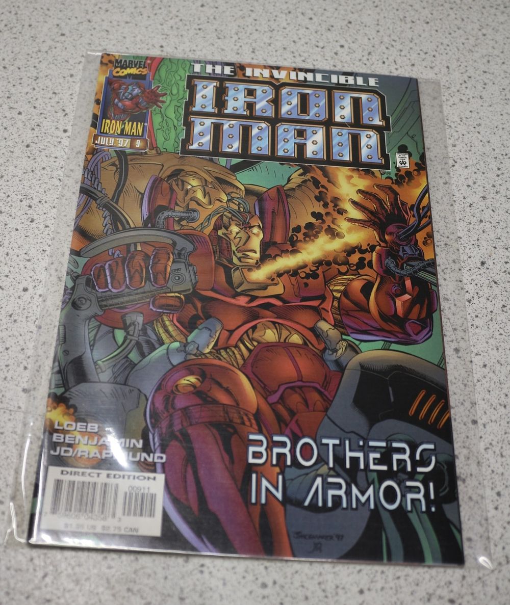 Lot 731: Marvel Comics Iron Man #9 (1996 2nd Series) Loeb & Benjamin