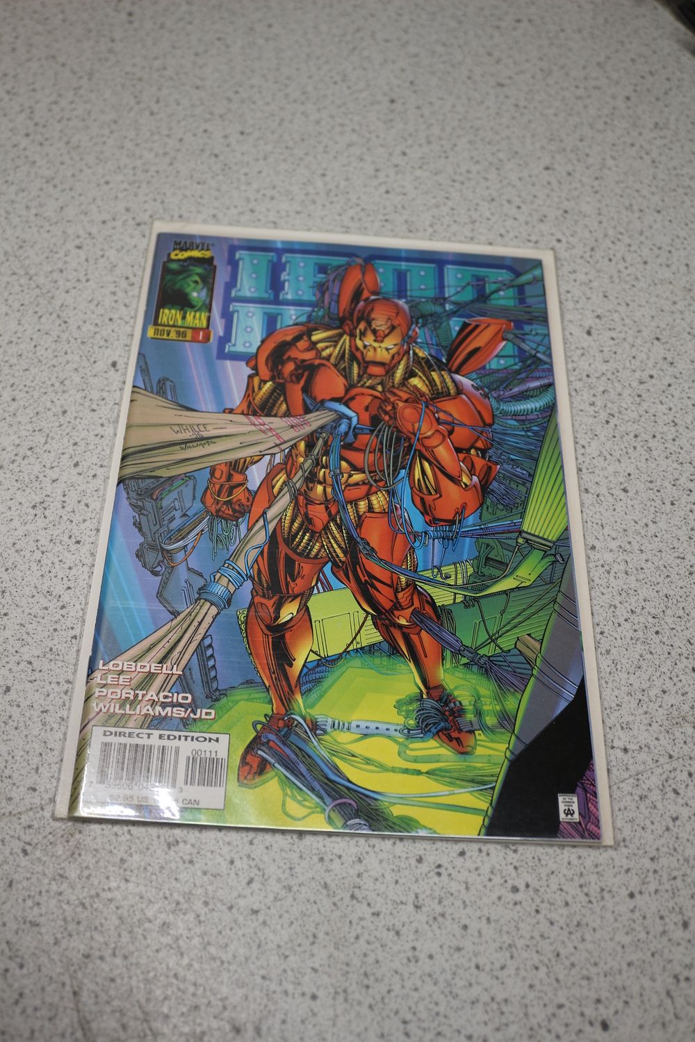 Lot 732: Marvel Comics Iron Man #1 (1996) Direct Edition Comic Book