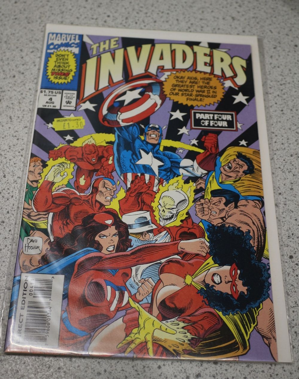 Lot 748: Marvel Comics The Invaders (1993) Issue 4