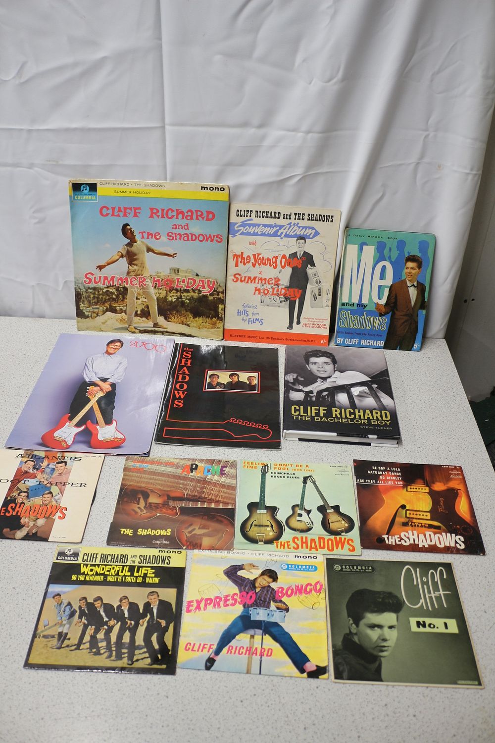 Lot 155: A Collection of Cliff Richard and The Shadows Records and Memorabilia