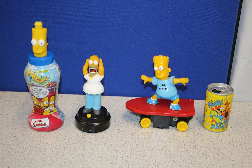Lot 314: A Collection of The Simpsons Toys and Memorabilia