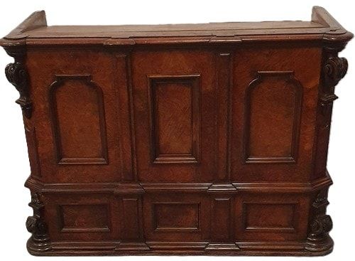 Lot 458: An Antique Italian Walnut Rostrum or Counter