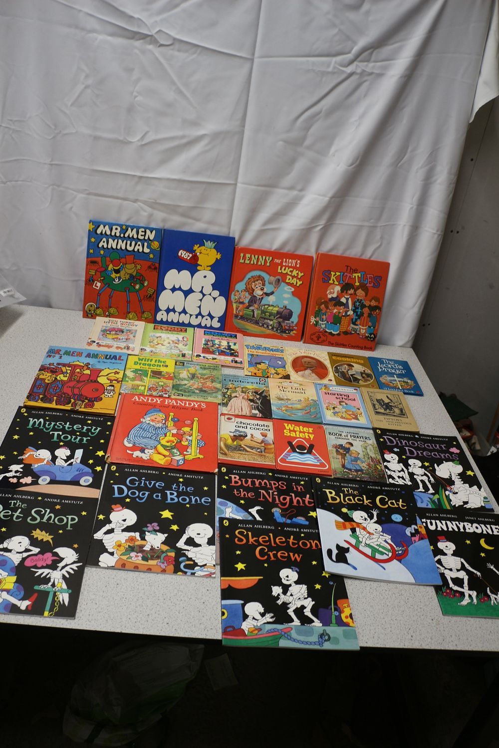 Lot 228: Collection of Children's Books including Allan Ahlberg Funnybones Series and Mr Men