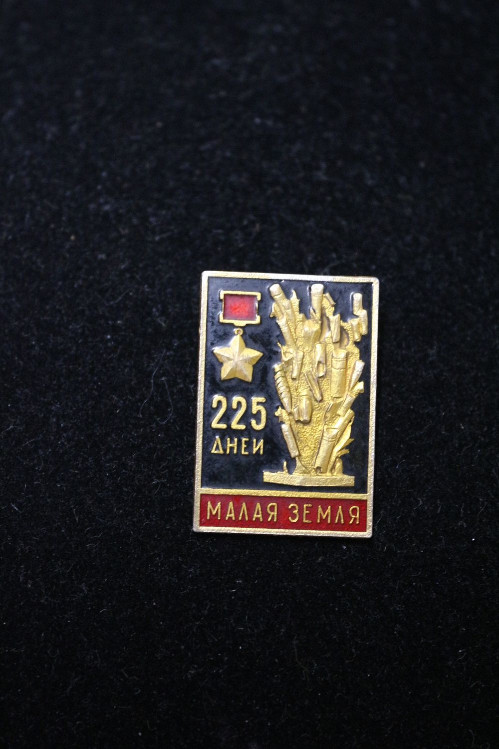 Lot 340: Soviet Malaya Zemlya 225 Days Commemorative Military Badge