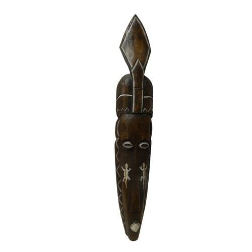 Lot 350: A Carved African Tribal Wood, Wall Hanging Mask