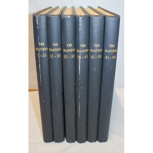 Lot 352: Six 'THE MASTERS' Series Hardcover Books