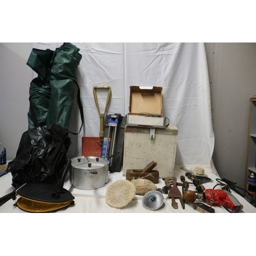 Lot 370: A Collection of Various Tools and Outdoor Camping Gear