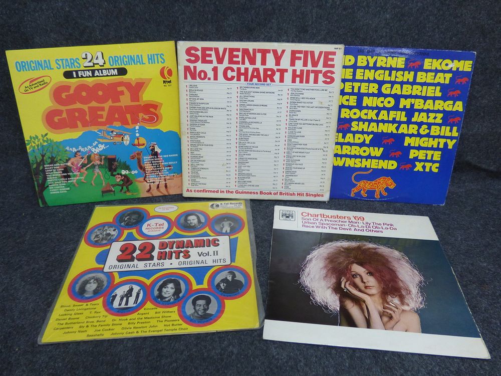 Lot 172: A Collection of Vintage Compilation Vinyl Record Albums