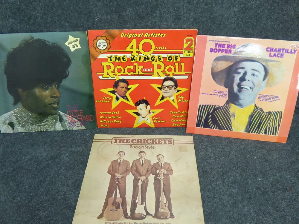 Lot 176: A Collection of Rock and Roll Vinyl Record Albums