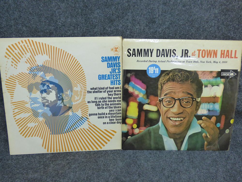 Lot 179: Two Sammy Davis Jr. Vinyl Record Albums