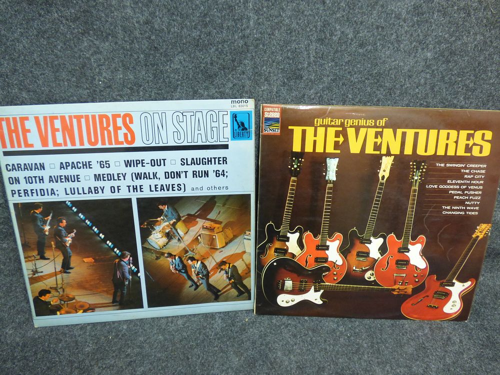 Lot 180: Two The Ventures Vinyl Record Albums