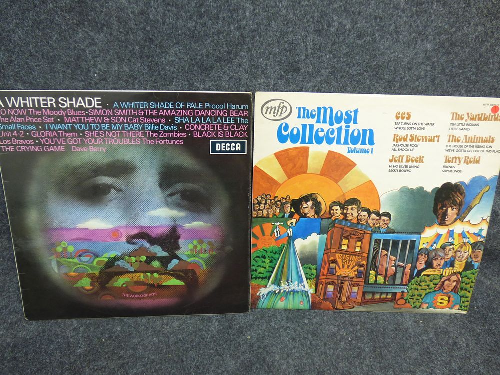 Lot 181: Two Vinyl Compilation Albums Including A Whiter Shade and The Most