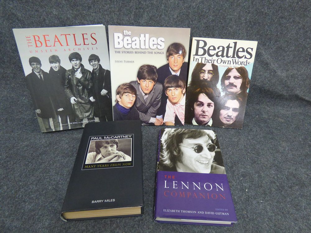 Lot 204: A Collection of Five Books Related to The Beatles