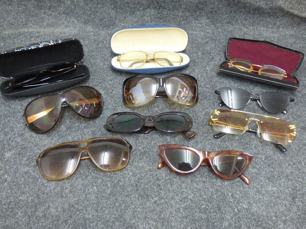 Lot 221: A Collection of Sunglasses and Eyeglasses Including Ted Baker