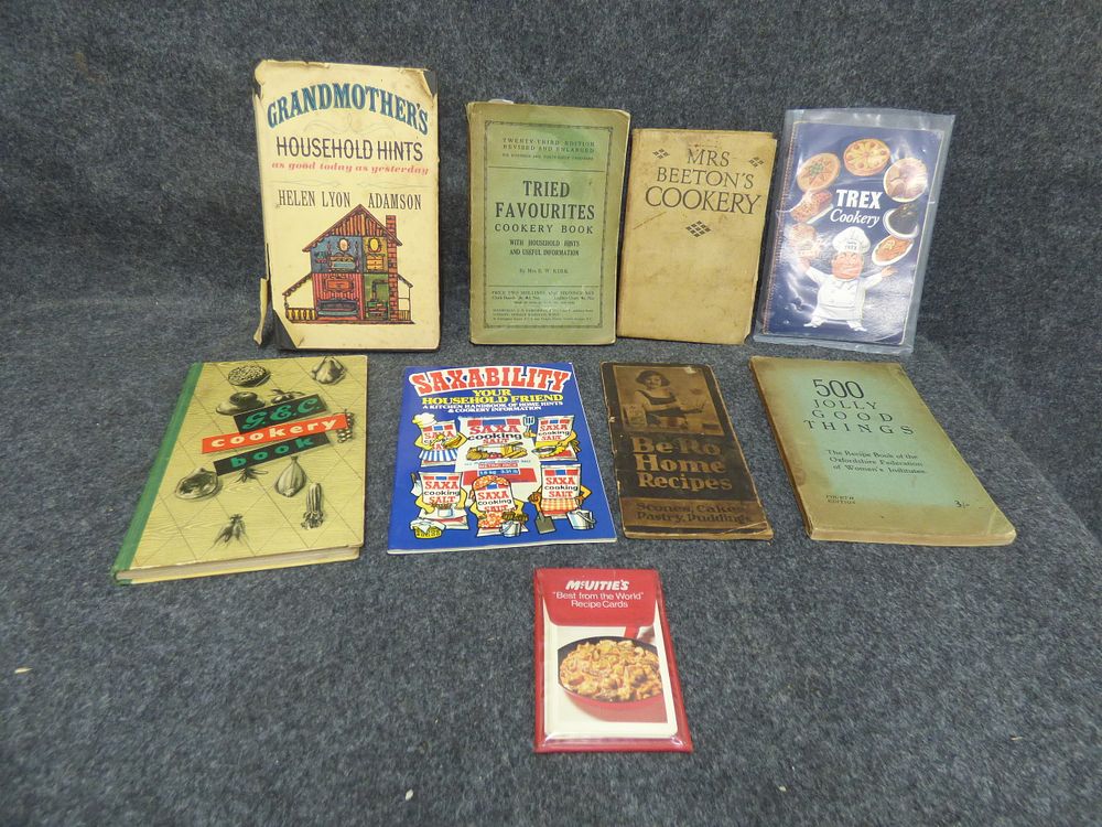 Lot 239: A Collection of Vintage Cookbooks and Recipe Booklets
