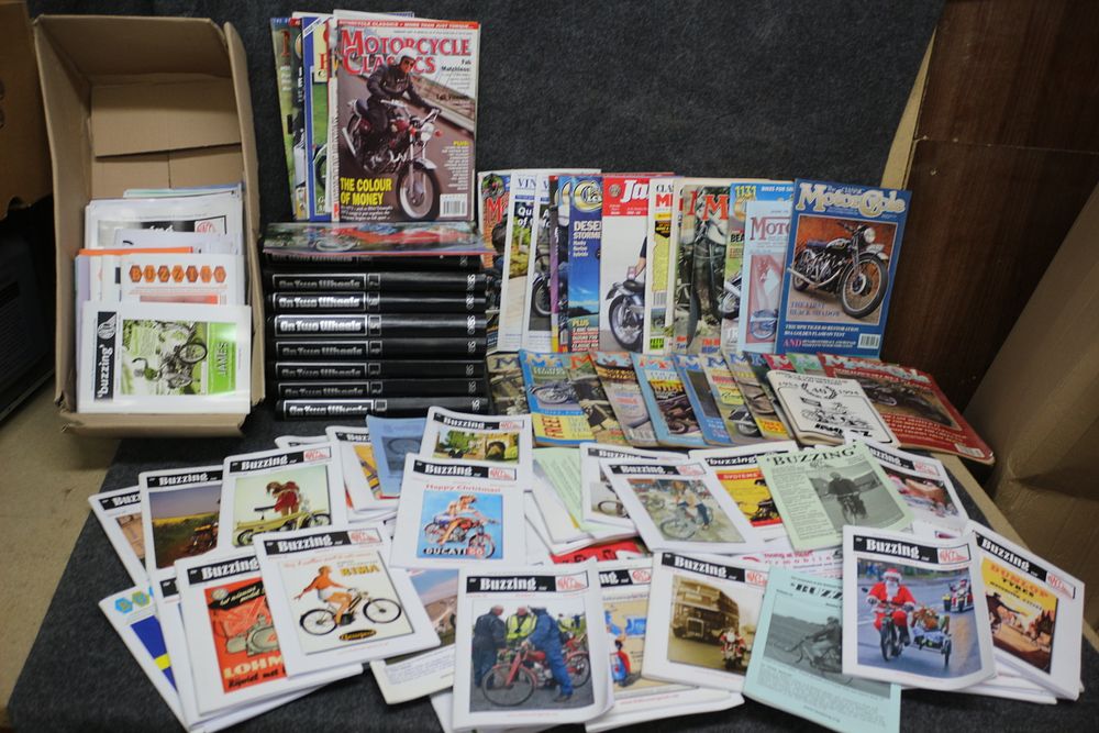 Lot 258: A Collection of Motorcycle Magazines and Buzzing Booklets