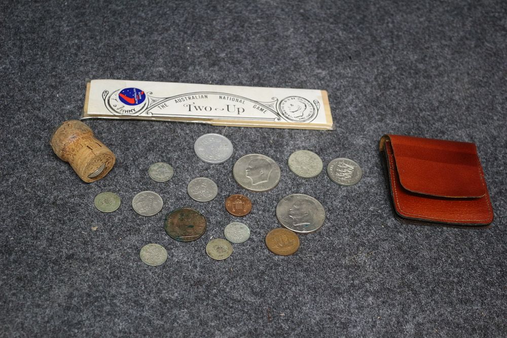 Lot 265: A Collection of International Coins and Australian Two-Up Game