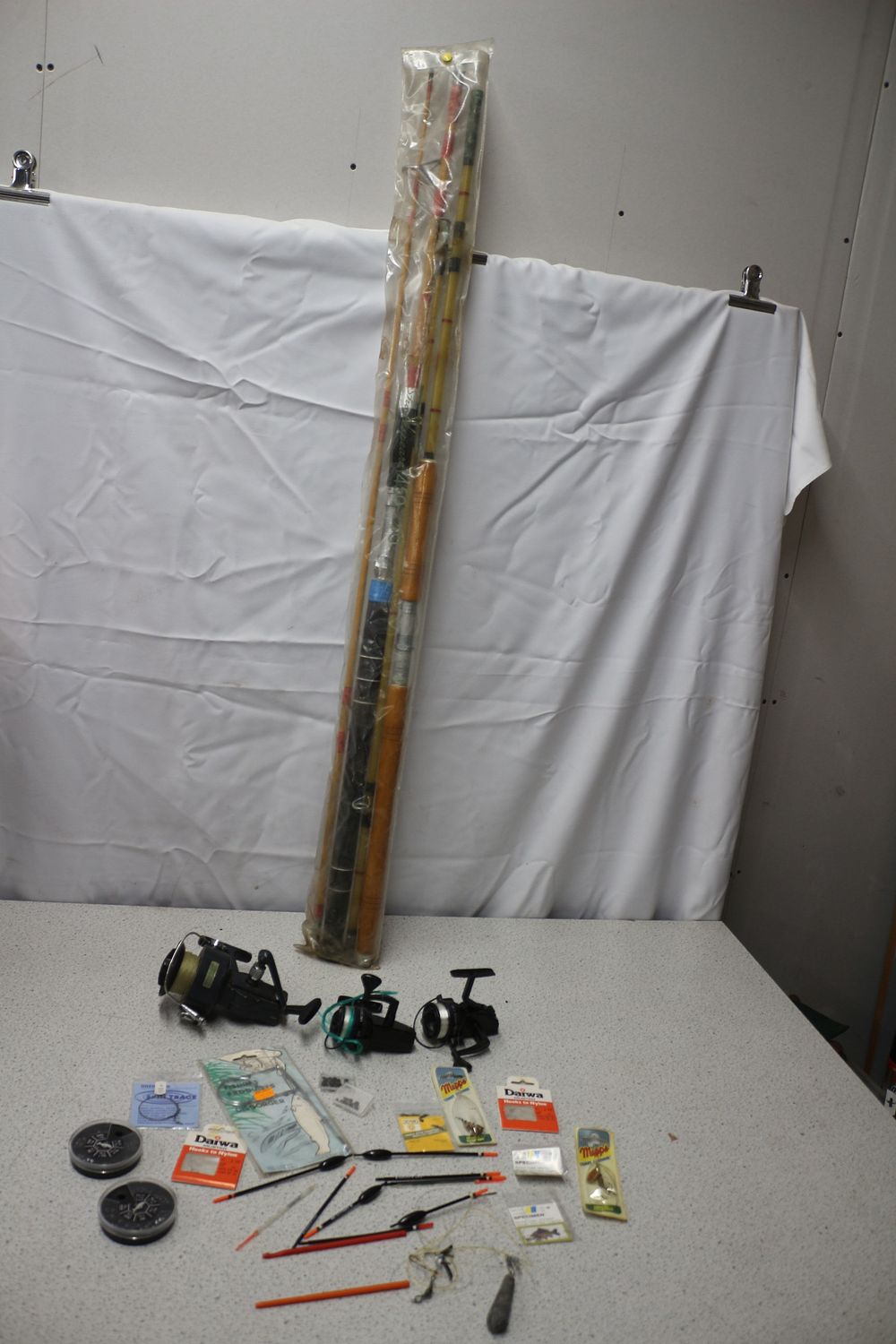 Lot 274: A Collection of Fishing Rods, Reels and Tackle
