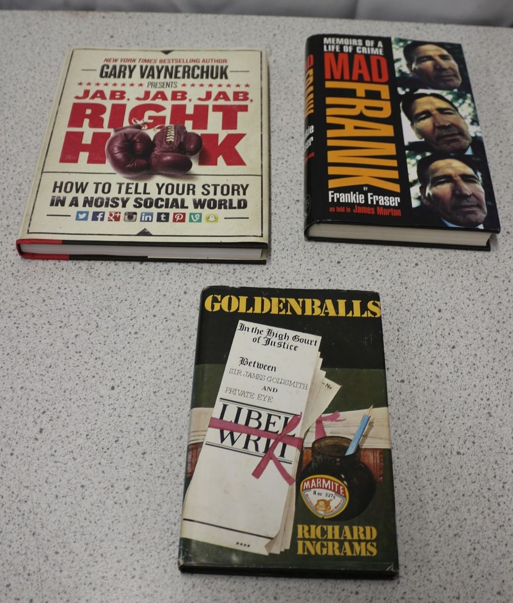 Lot 313: 3 Signed Hardback Books Including Gary Vaynerchuk Signed Jab, Jab, Jab, Right Hook Book