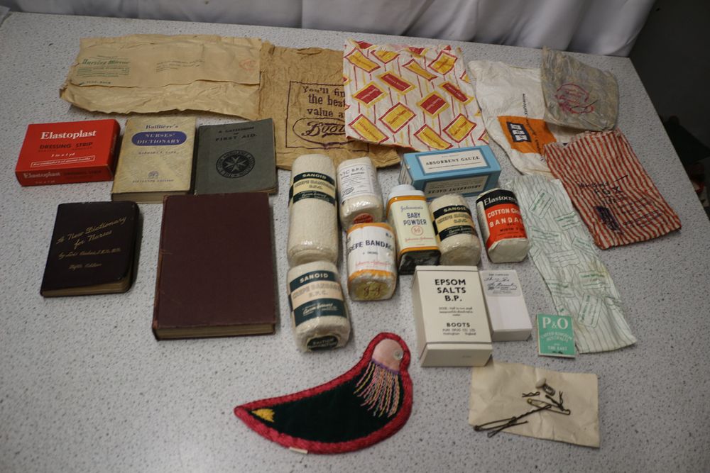 Lot 358: A Collection of Vintage Medical Supplies and Literature