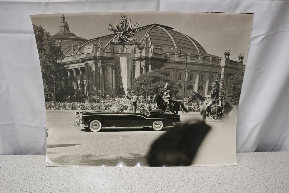 Lot 553: Enlarged Black and White Photograph of Charles De Gaulle 1890-1970