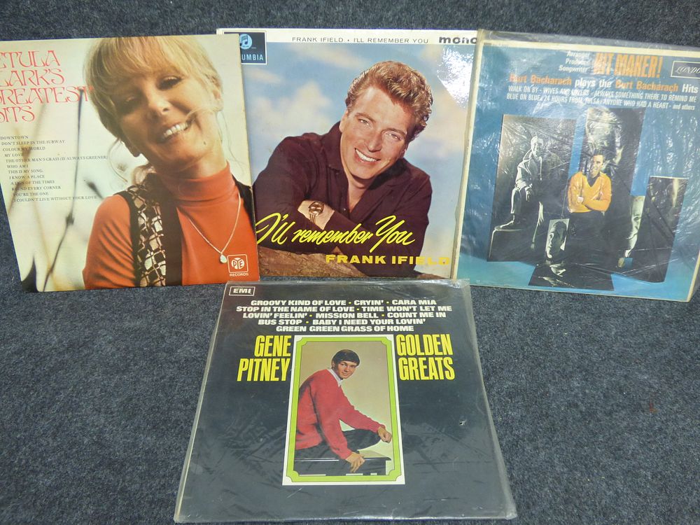 Lot 165: A Collection of Vinyl Record Albums inc Gene Pitney