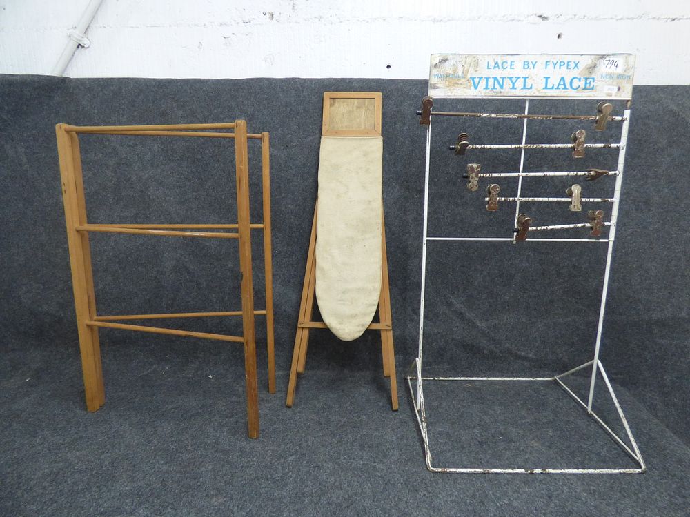 Lot 202: A Trio of Laundry and Retail Display Items