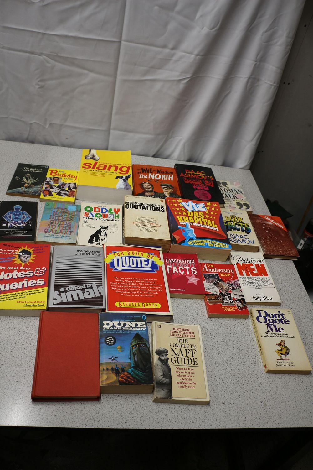 Lot 353: Assorted Paperback and Hardcover Books