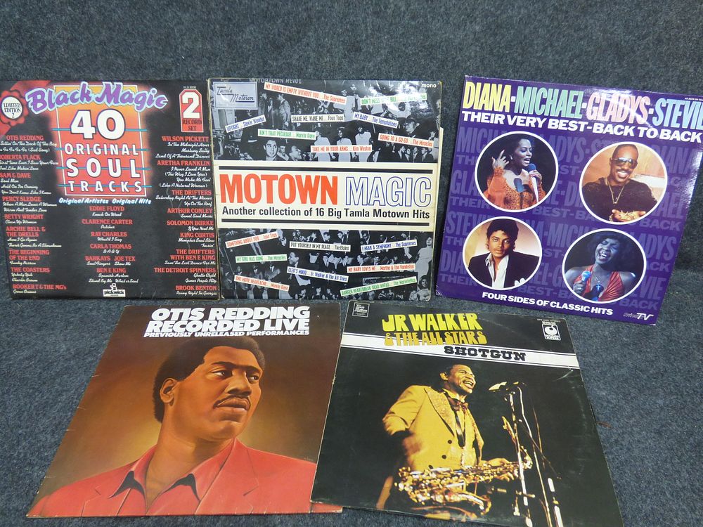 Lot 196: A Collection of Soul and Motown Vinyl LP Records