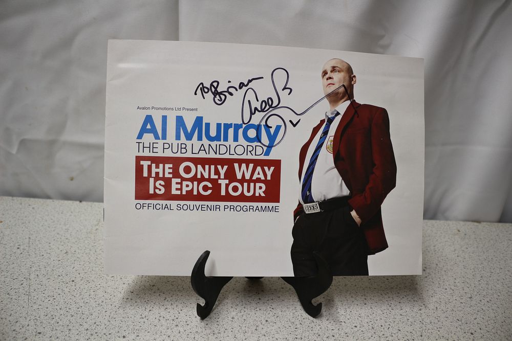 Lot 314: Al Murray Signed 'The Only Way Is Epic Tour' Programme