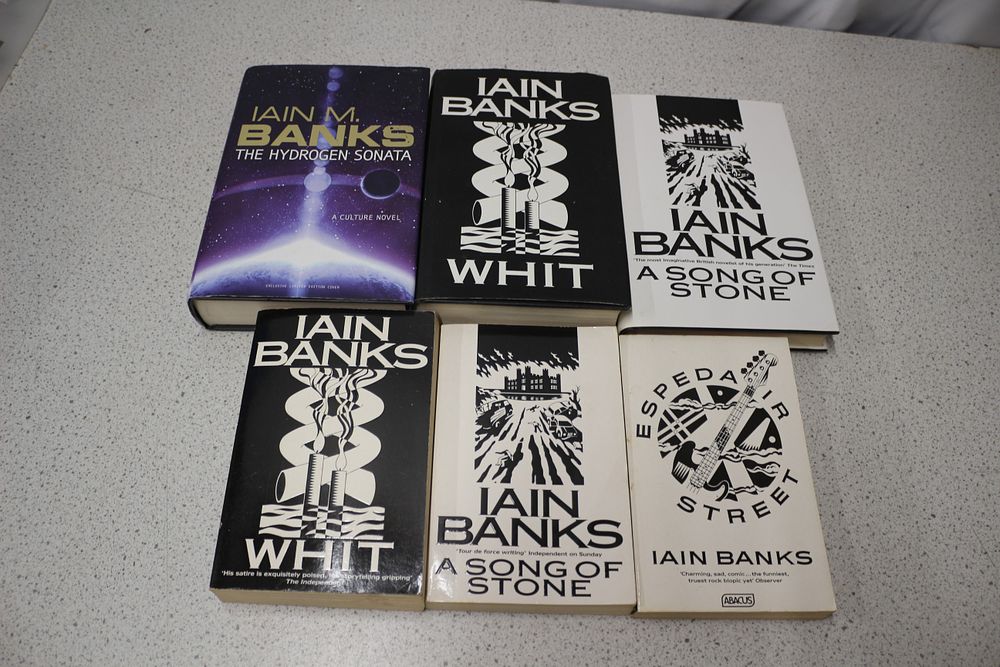 Lot 331: A Collection of Six Books by Iain Banks