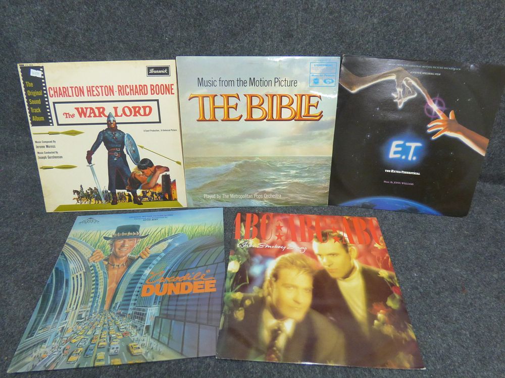 Lot 155: A Collection of Movie Soundtrack and Pop Vinyl Records