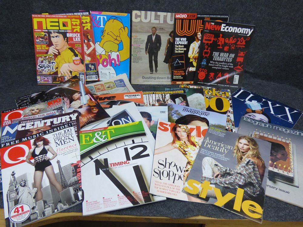 Lot 162: A Collection of Assorted Lifestyle Music and Technology Magazines