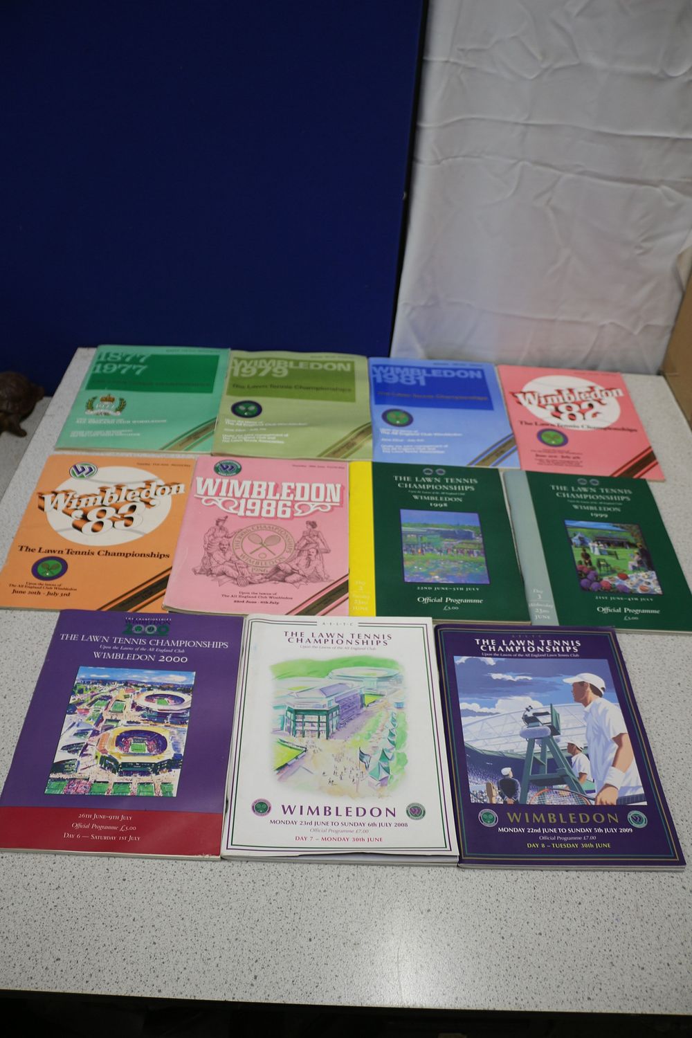 Lot 351: A Collection of Wimbledon Official Programmes