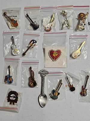 Assorted Hard Rock Pins