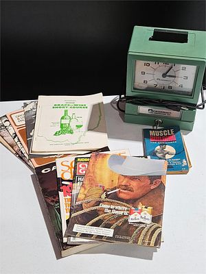 Acroprint Mechanical Time Clock, Magazines