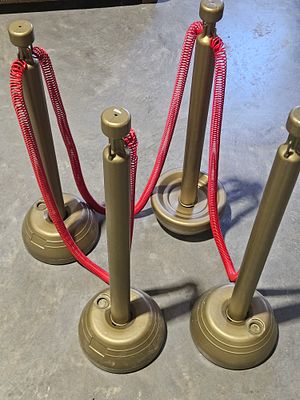 Stanchion Posts. Posts Designed For Crowd Control