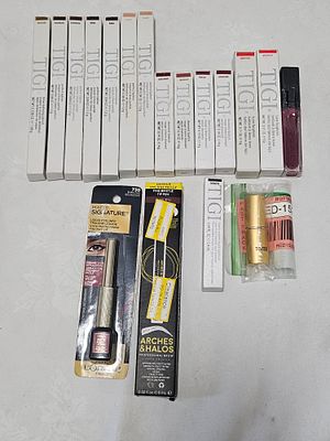 Tigi Lipgloss, Lip Liner, Lipstick, Eyeliner, Brow Pen