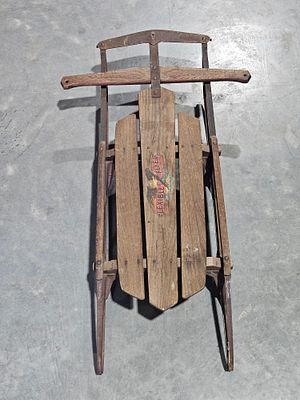 Vintage Flexible Flyer Airline Ace No. 37H Children's Sled. This vintage Flexible Flyer Airline 