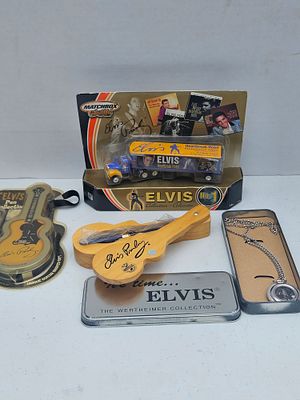 A Collection of Officially Licensed Elvis Presley Memorabilia. This lot features an assortment 
