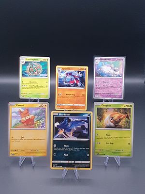Pok&eacute;mon TCG – Rare + Reverse Mixed Lot – 6 Cards – Modern Sets. Houndstone | Uncommon | Obsidian 